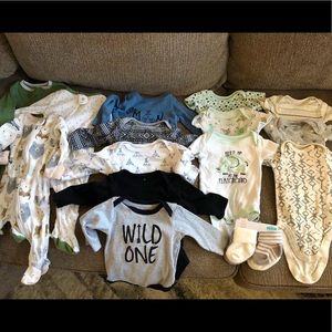 0-3 month baby boy bundle